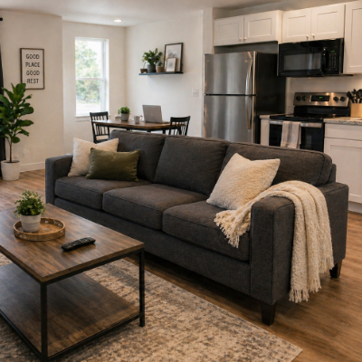 How to Furnish a Mid-Term Rental Without Overspending