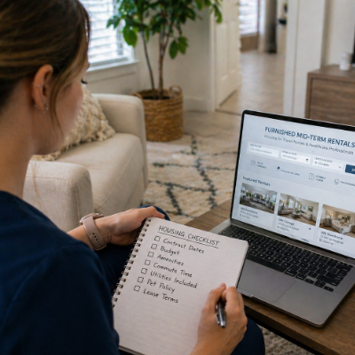 How to Find Travel Nurse Housing: A Step-by-Step Guide to Mid-Term Rentals