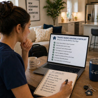 Travel Nurse Housing Checklist: What to Look for Before You Sign